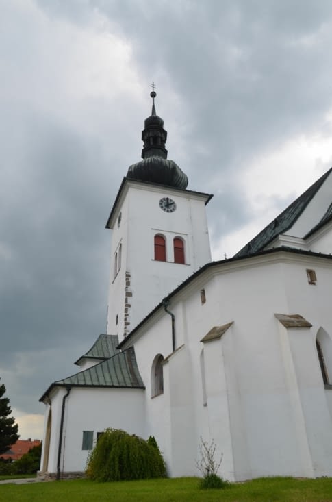 Eglise d'un petit village, après Brno
