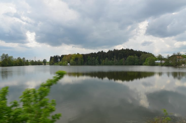 Lac de Vrkoc, région de Brno