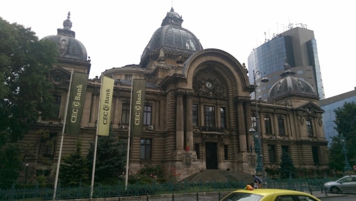 Siège de la CEC Bank à Bucarest