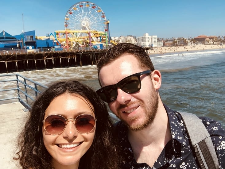 On a profité du beau temps pour un pique-nique avec vue sur la mer