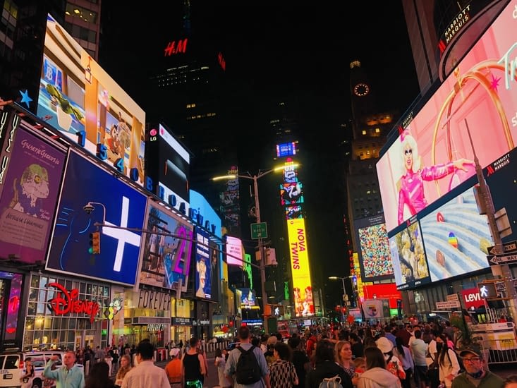 Times Square de nuit