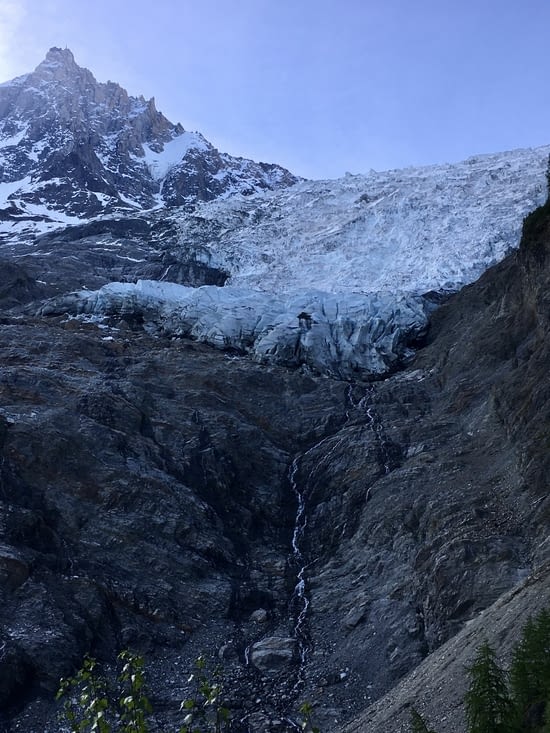 Glacier des Bossons au petit matin