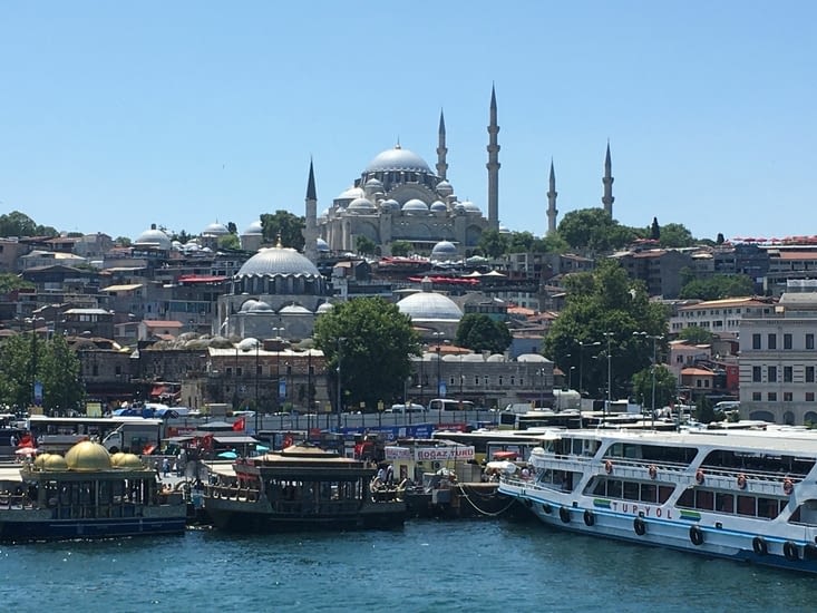Istanbul, Sultanamet vu du pont Galata
