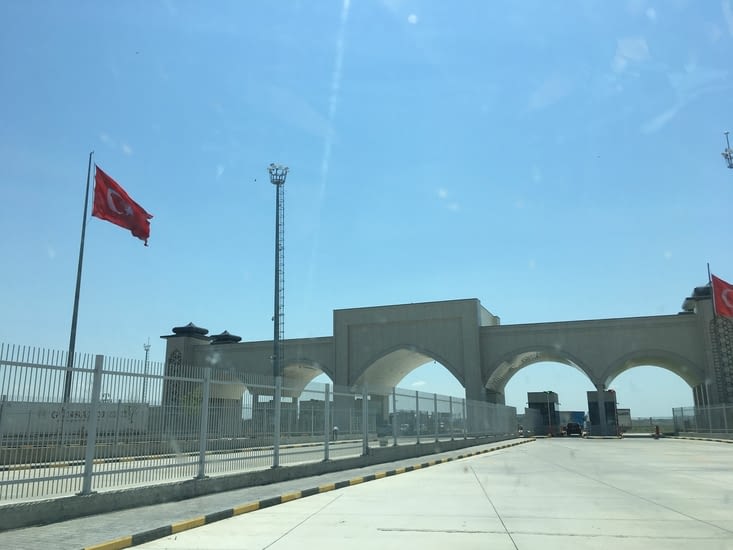 Passage de la frontière Turque
