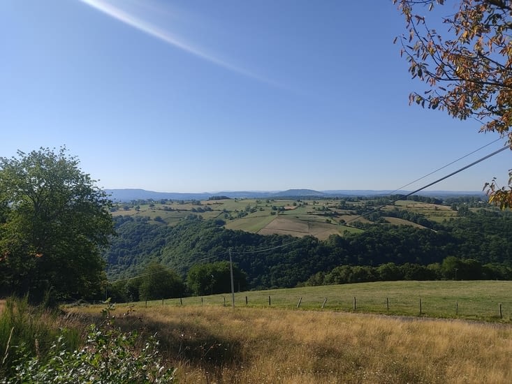 Vue après la première grimpette