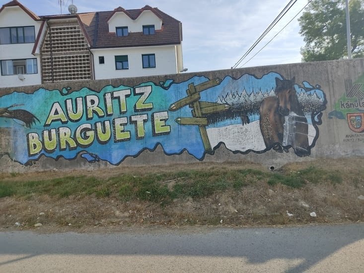 Street art avec un cheval