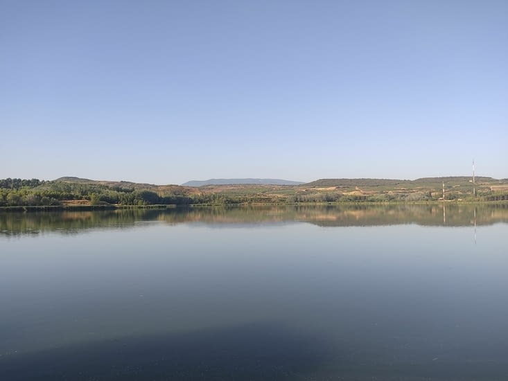 Dans le parc un étang