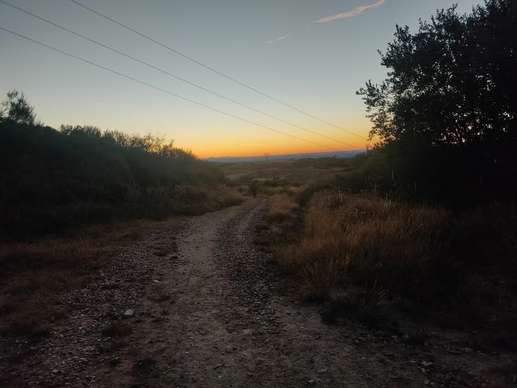 Le chemin au levé du jour