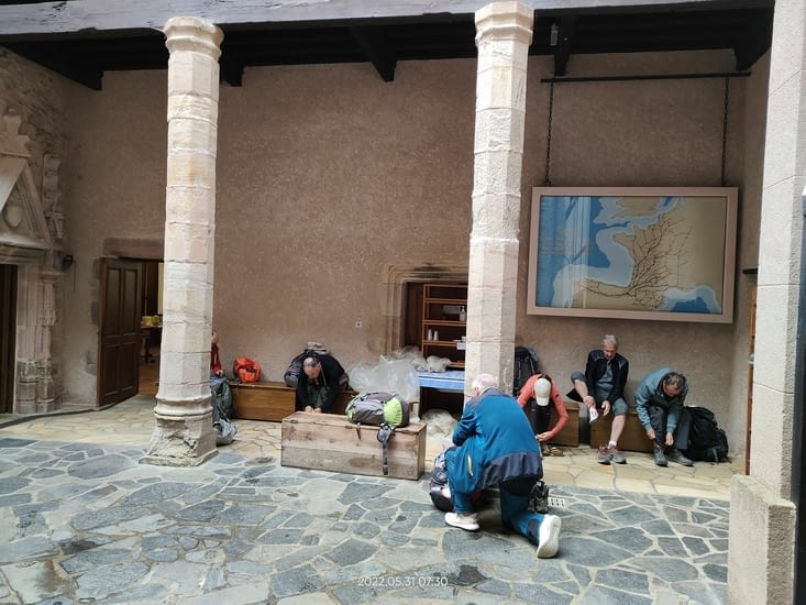 Départ du Prieuré de Conques