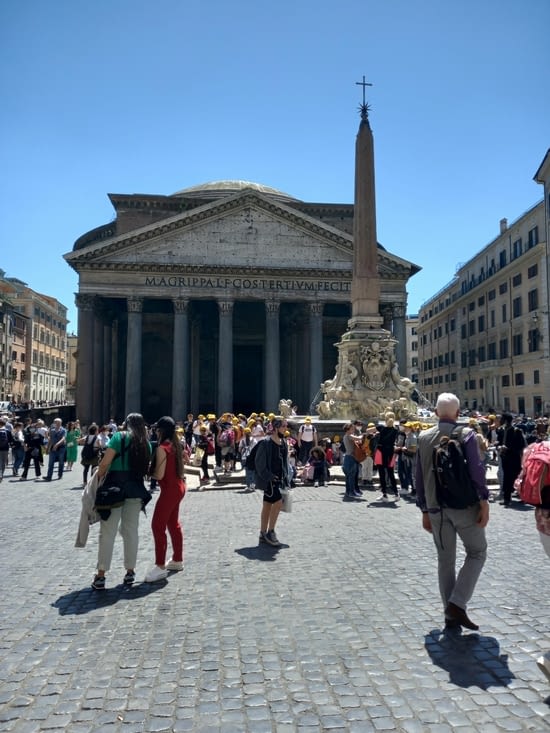 Le Pantheon. On aurais pu aller dedans ....