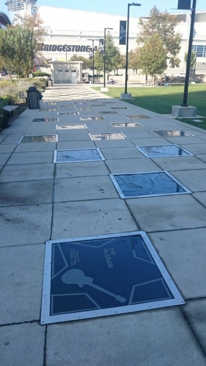 The walk of fame