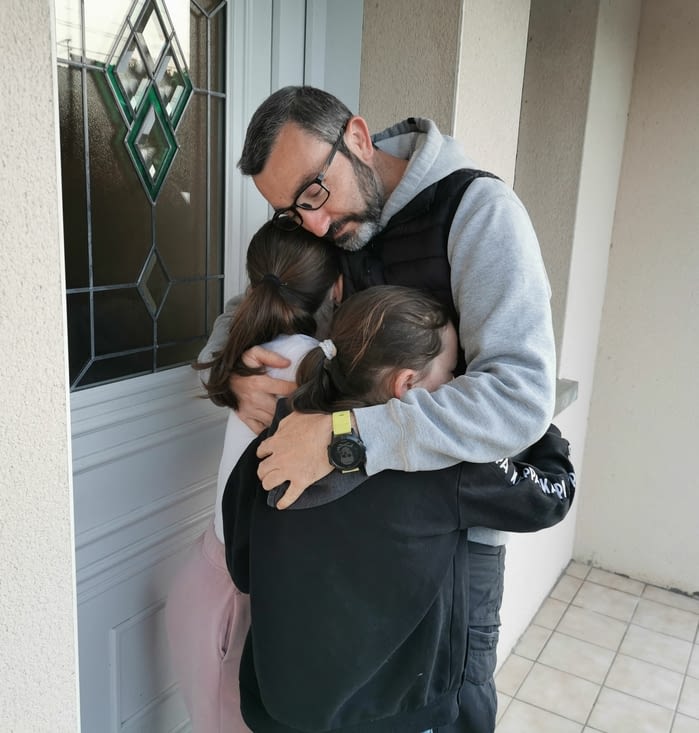 Câlin du départ 🥰