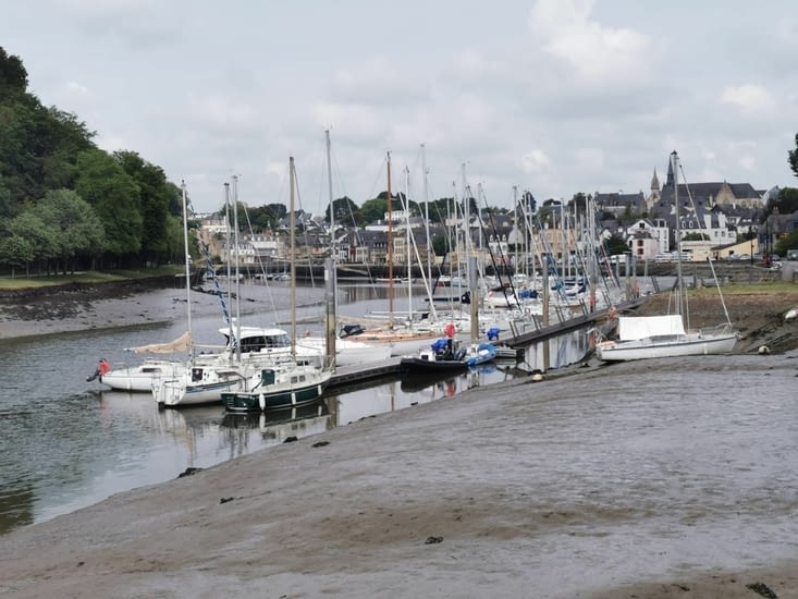 L'arrivée à Auray