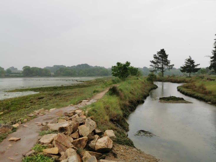 Même sous la pluie, les paysages restent magnifiques.
