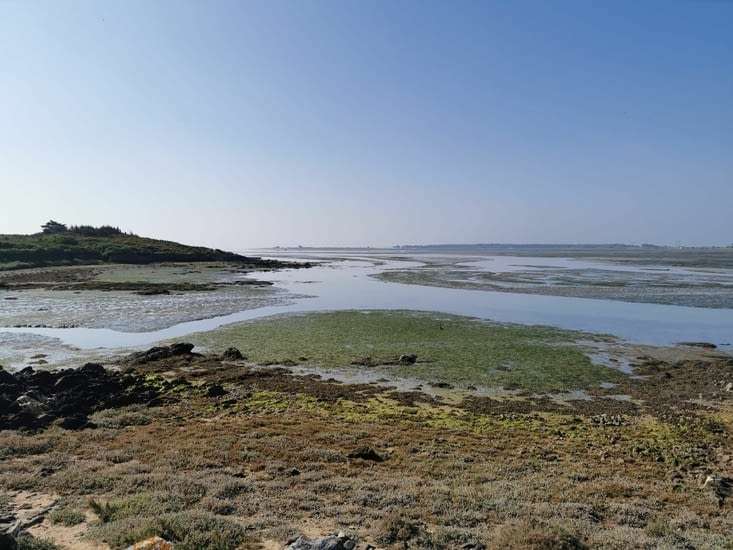 Arrivé dans la baie de Quiberon