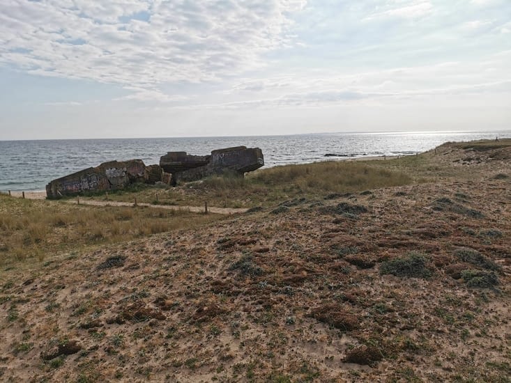 Les vestiges du mur de l'Atlantique