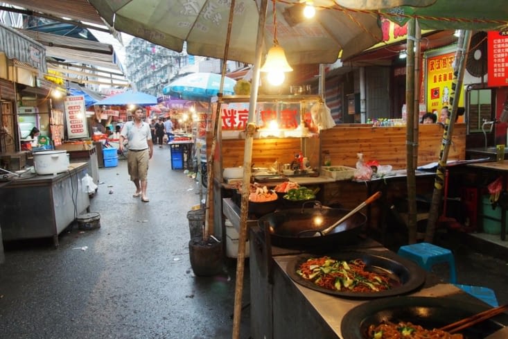 Les petits étales de la vieille ville