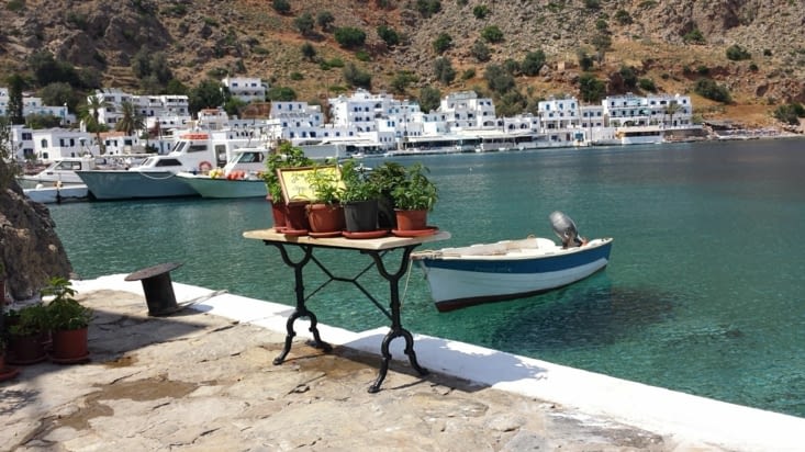 Loutro, village sans voiture