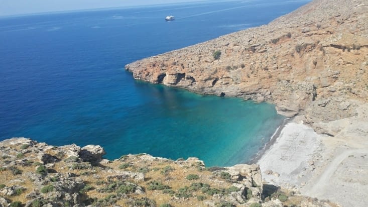 Une vue depuis le chemin de rando