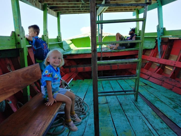 On a pris le bateau pour aller à Koh Mook