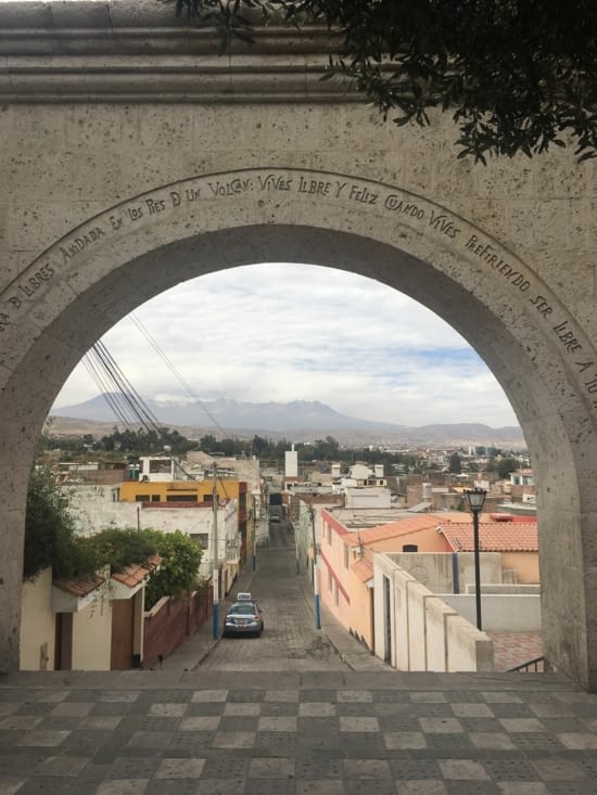 Point de vue depuis le Mirador Yanahuara