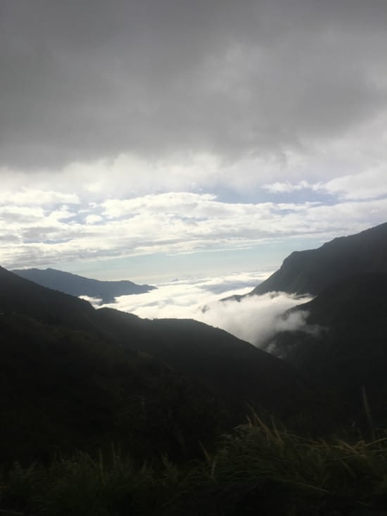 Et soudain une mer de nuage …