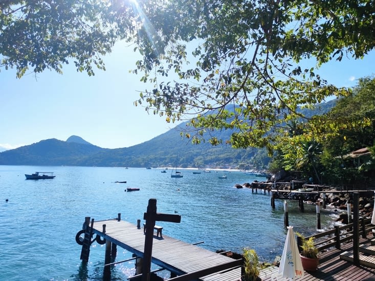 Ilha Grande - vue du petit déjeuner