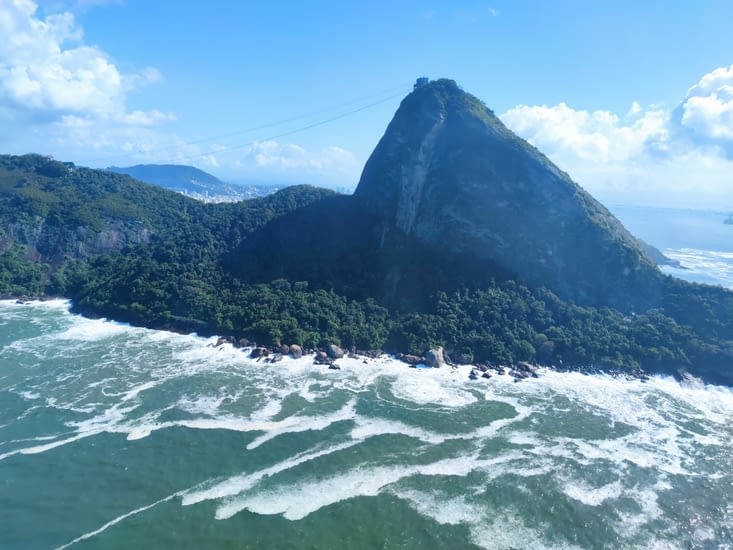 Rio 5 - Hélico - Téléphérique du pain de sucre