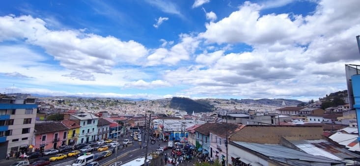 Quito, ville sur les montagnes