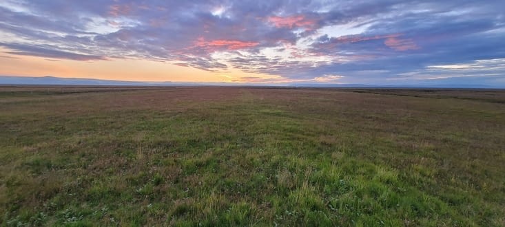 Un magnifique coucher de soleil à 23h30