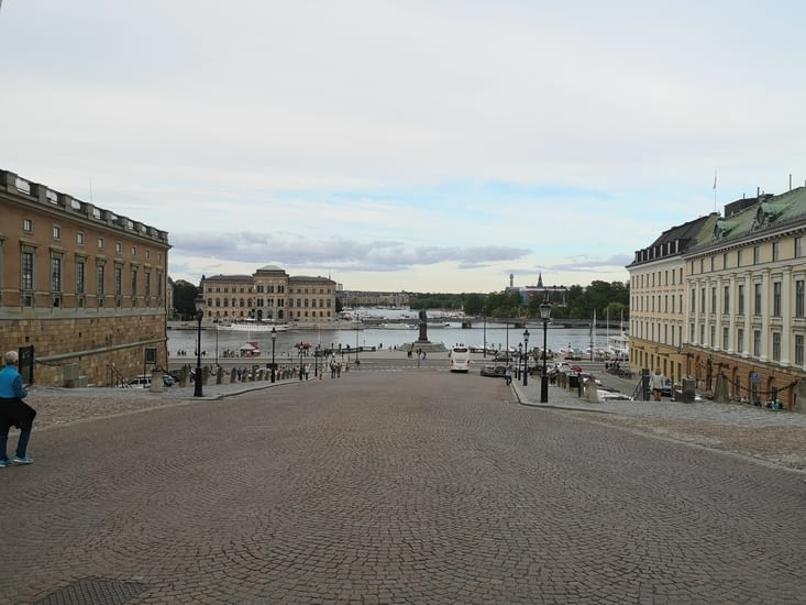 Vue de Stockholm depuis cette place