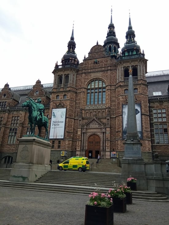 Bâtiment du musée nordique, proche du musée Skansen