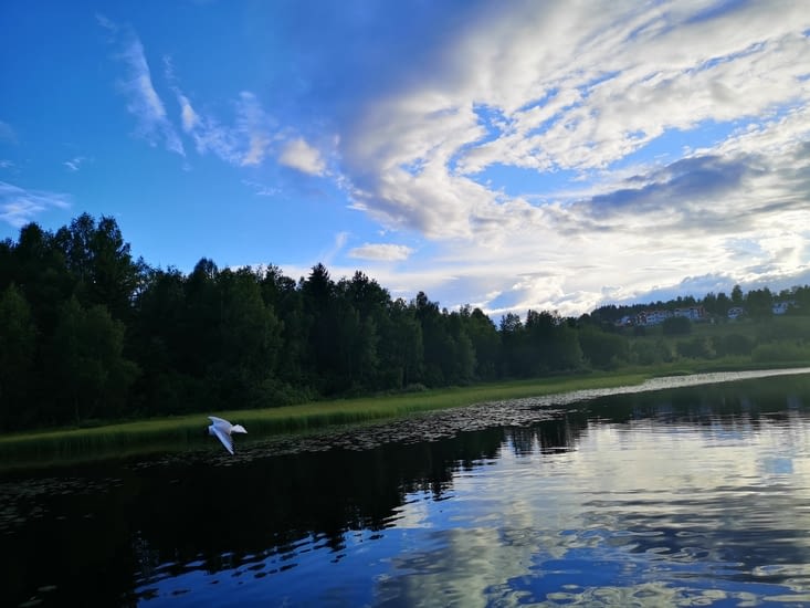 Pour le moment, on est dans l'étang ;-)