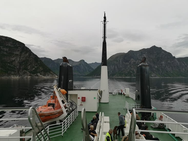 On embarque pour la ville d'Andenes, sur l'île d'Andoya. On peut y voir des baleines