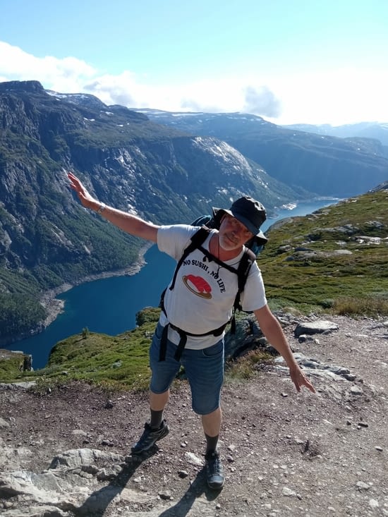 Il se sent pousser des ailes malgré les kilos sur le dos