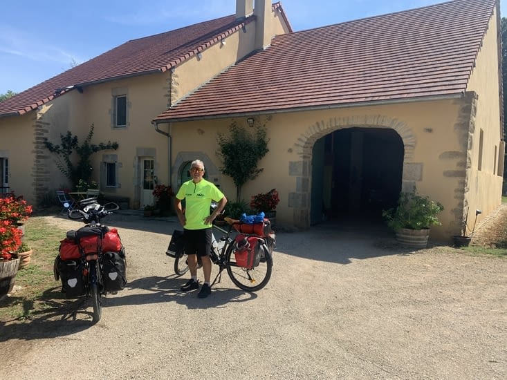 Chez un ami de Jean Marc absent hélas .