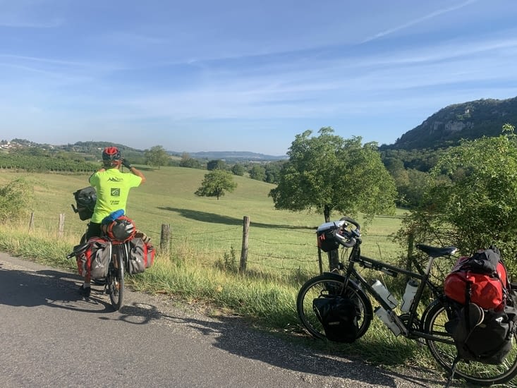 Jean Marc est content il retrouve le vignoble !