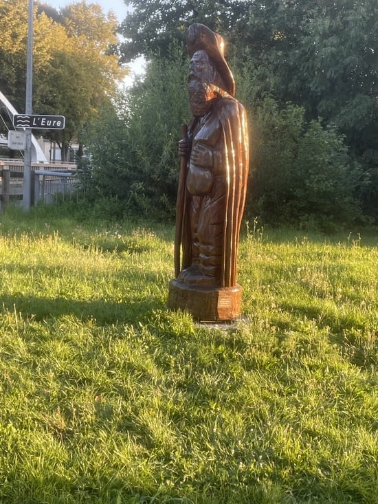 Chartres sur la route de Compostelle .