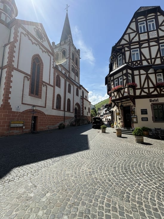 Bacharach son centre ville .
