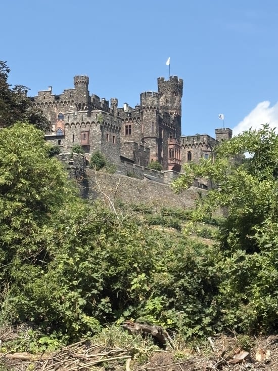 Des fortifications imposantes côté Gauche . .