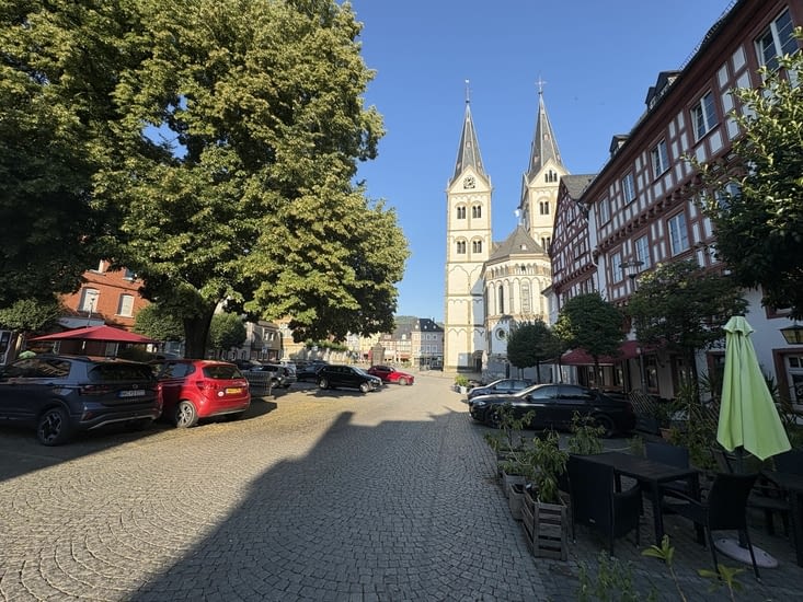 Petit déjeuné à Boppard .