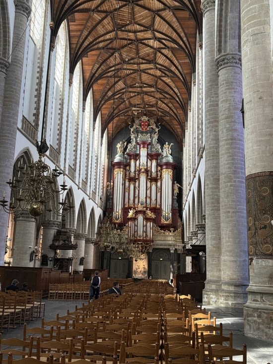 Son orgue monumental et son plafond en bois … divins .