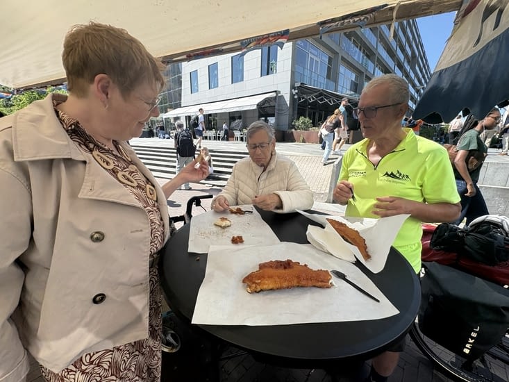 Un délicieux poisson blanc grillé et enrobé d’une croute épaisse et croquante.