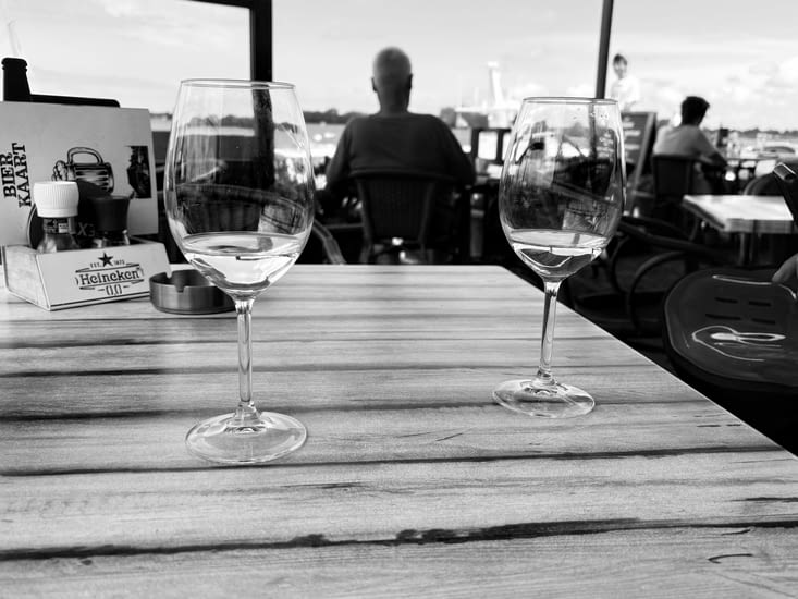 Un verre s’imposé à Veere, il s’est avéré excellent.