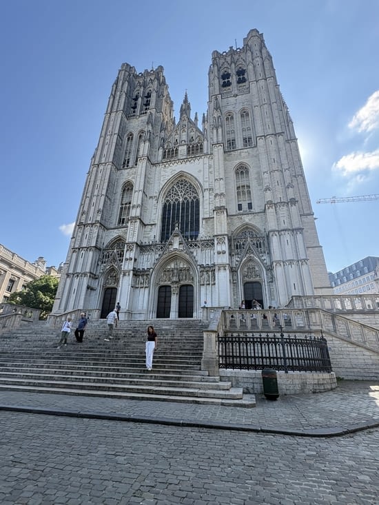 La majestueuse cathédrale .
