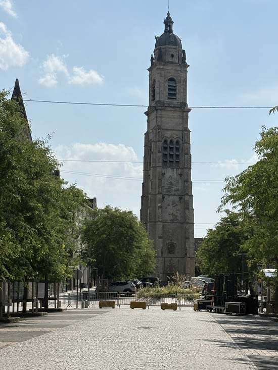 Le beffrois classé au patrimoine mondial de l’Unesco.