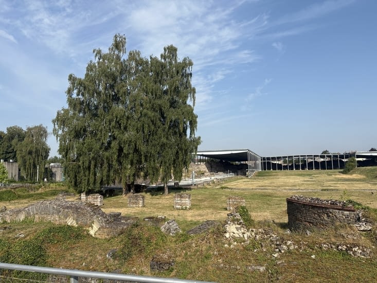 Le très important site Romain de Bavay,ancienne Bagacum.