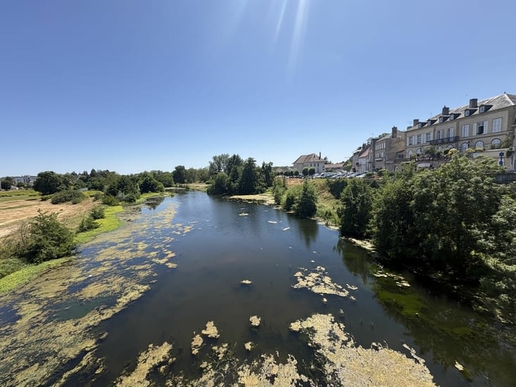 La Loire à Decize .