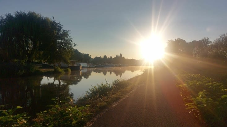 Ça le matin c’est quand vous roulez vers l’Est !