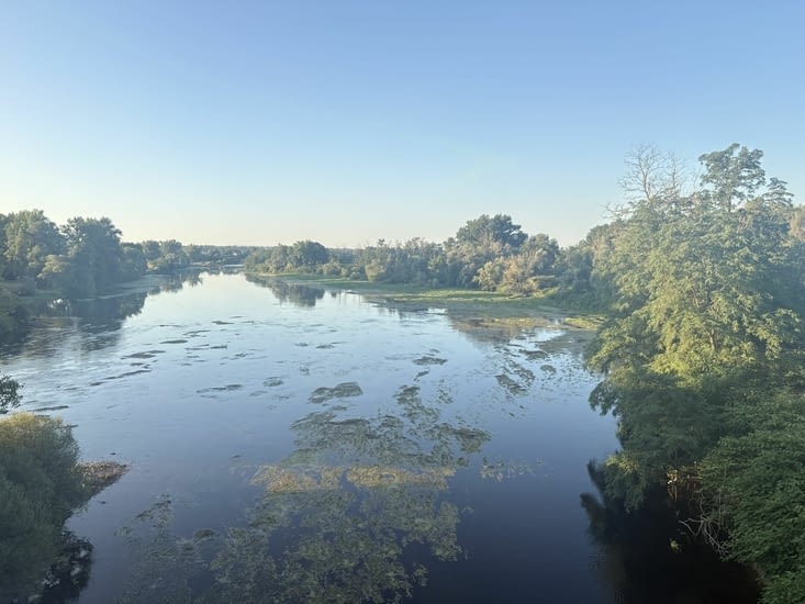 La Loire une dernière fois . Pour cette promenade.